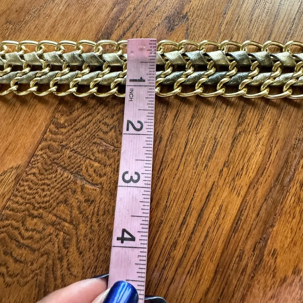Boho Gold Woven Chain‎ Belt